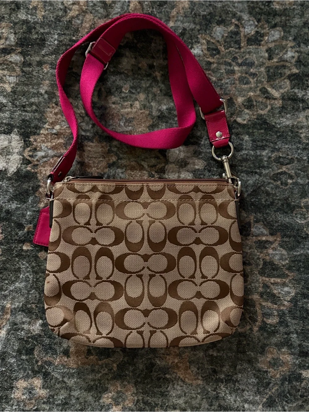 Coach Park Signature Canvas Crossbody